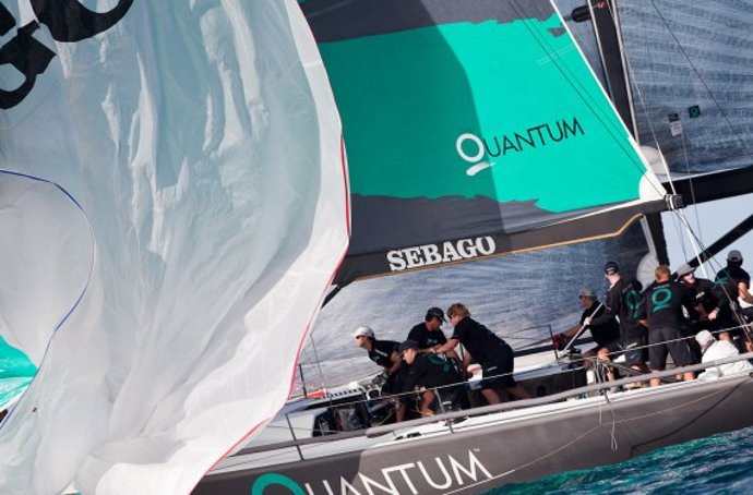 'Quantum' ha ganado una de las dos regatas disputadas este viernes en el  Mundia