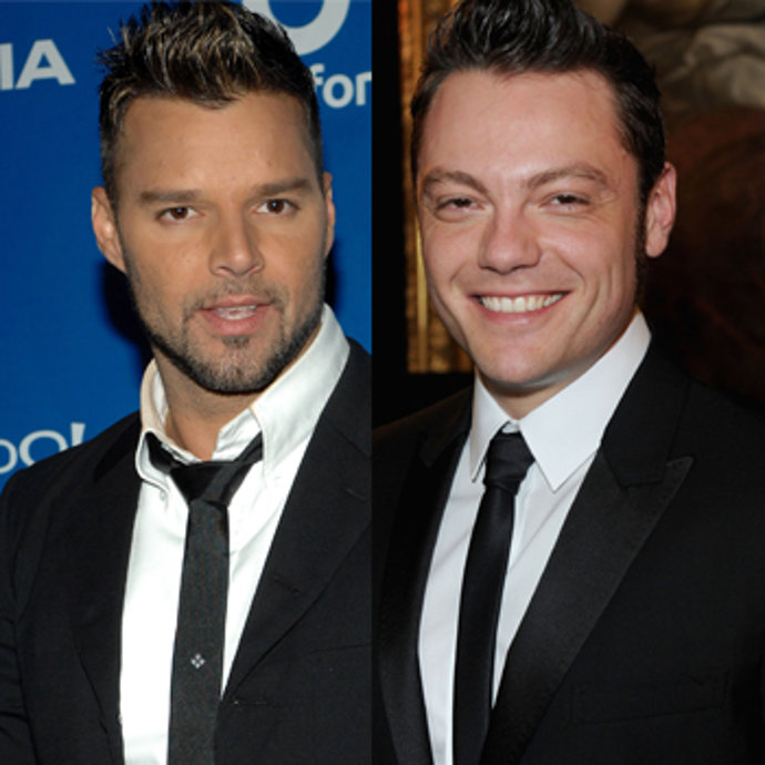 Montaje de Ricky Martin y Tiziano Ferro 