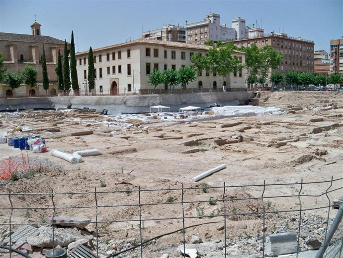 Los restos del jardín de San Esteban