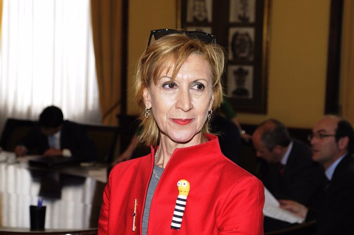 Rosa Díez, de UPyD, en el Congreso