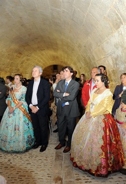 Emilio del Río durante los actos del Día de Valencia