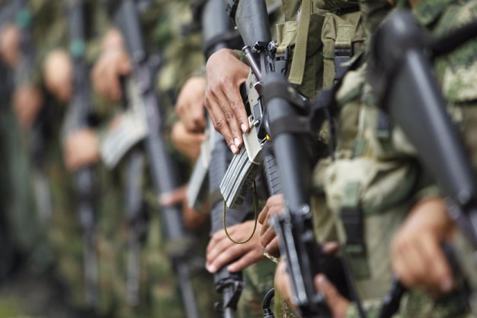 Guerilleros de las FARC en Colombia
