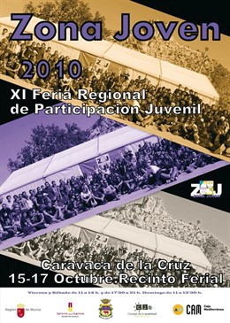 Cartel de la feria de participación juvenil