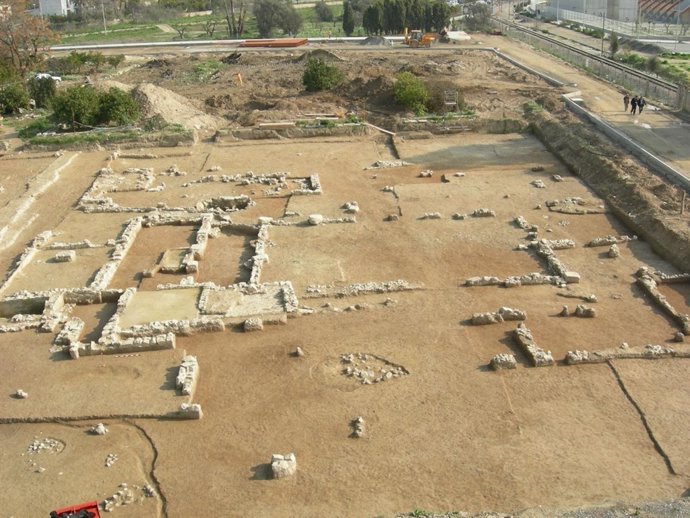 Vista cenital villa Xarquet