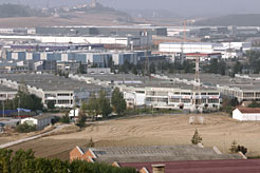 Polígono industrial en Navarra.