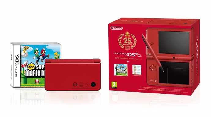 Edición especial Mario de Nintendo DS XL