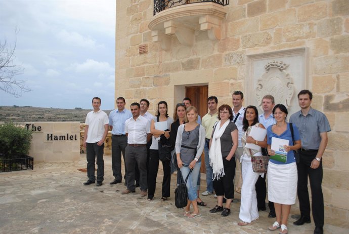 Visita del grupo del proyecto ICER a la isla de Malta