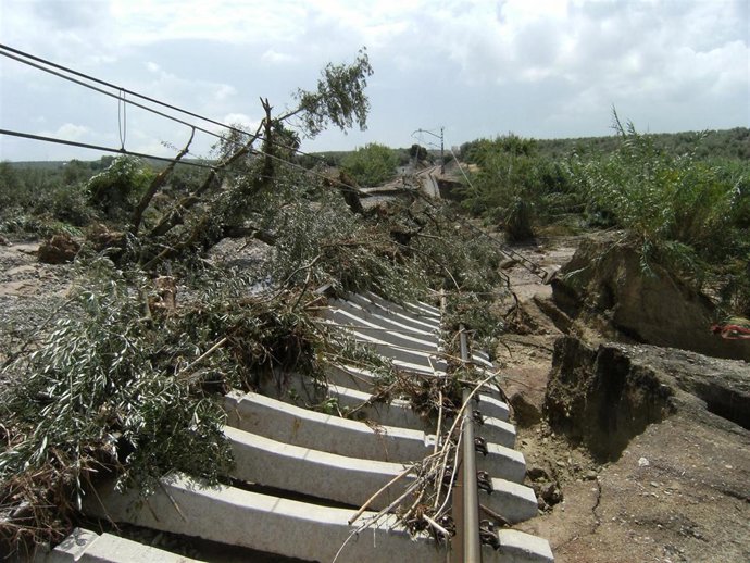 Destrozos por las lluvias de este verano en Córdoba