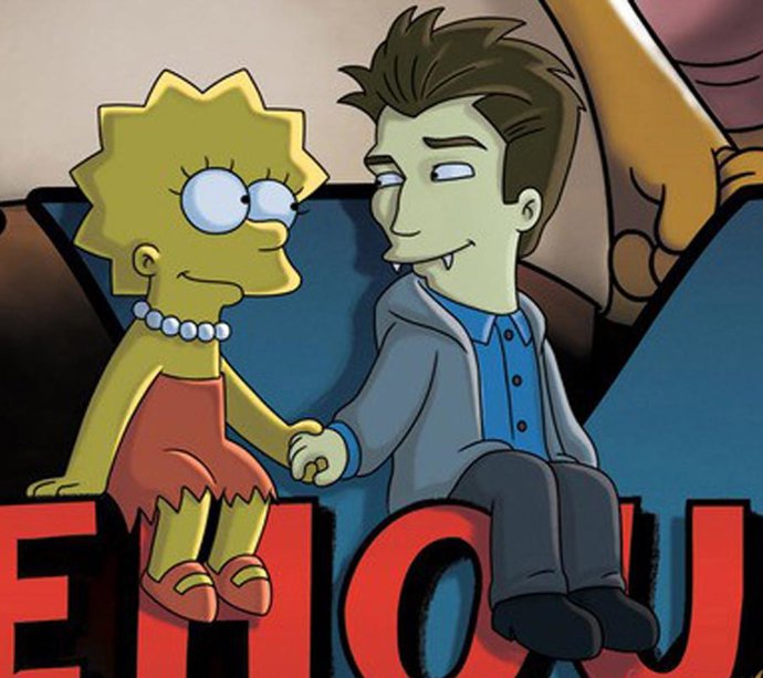 Robert Pattinson en Los Simpson
