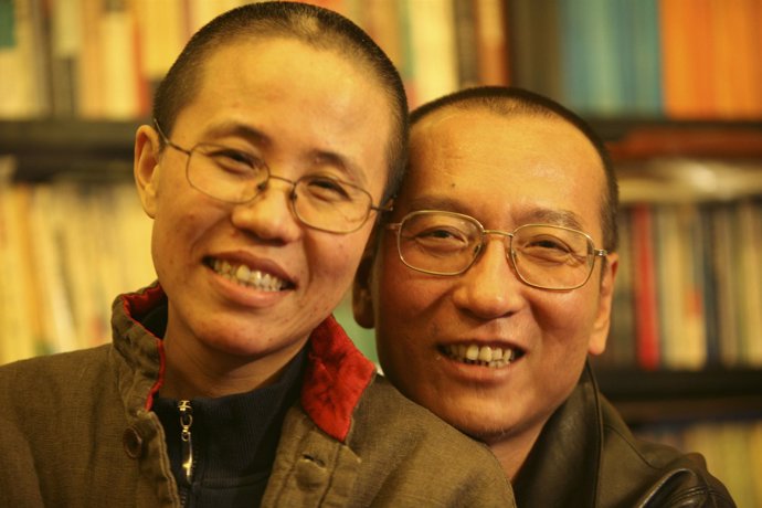 disidente y preso político chino Liu Xiaobo y su esposa, Liu Xia