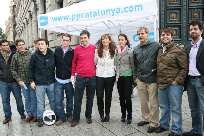 Alícia Sánchez Camacho y Alberto Fernández Díaz en Barcelona
