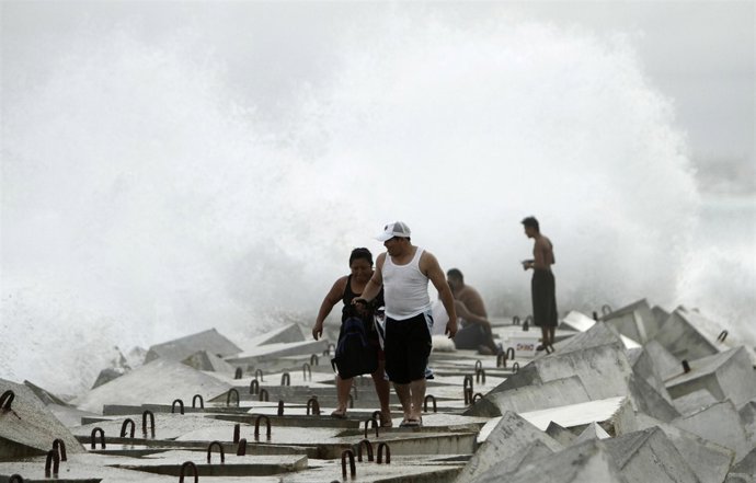 Hurancan Paula a su paso por el Caribe mexicano