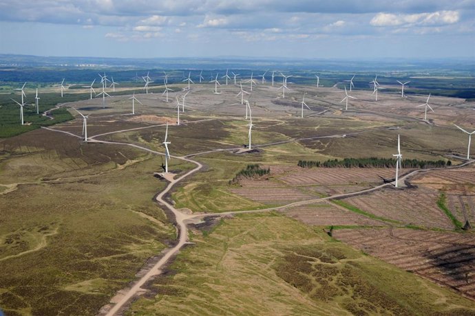 Parque eólico de Iberdrola en Escocia