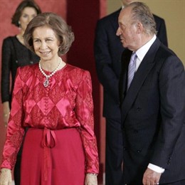 Una imagen de los Reyes de España