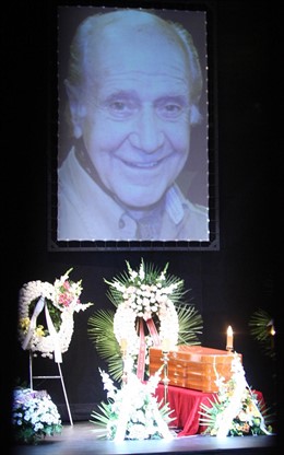 Capilla ardiente de Manuel Alexandre