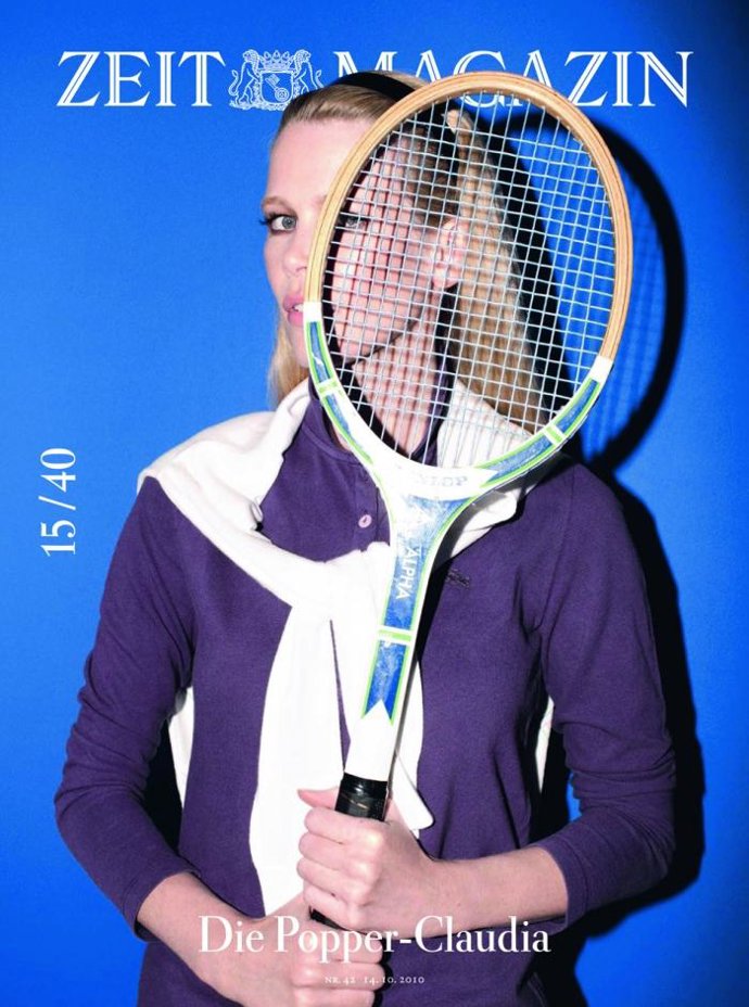 Claudia Schiffer, portada de Zeit Magazin