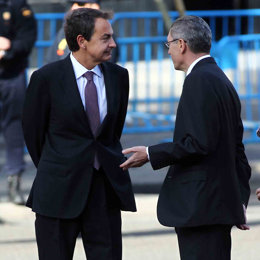 Zapatero, en el desfile militar