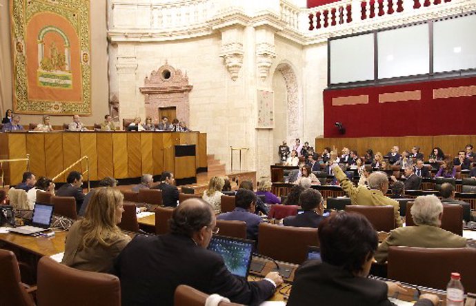Imagen del Pleno del Parlamento de Andalucía