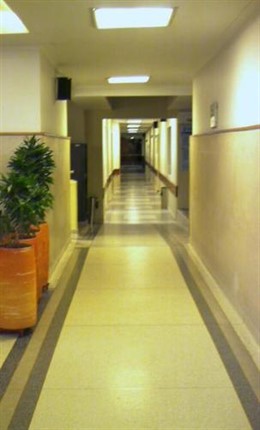 Pasillo de un hospital