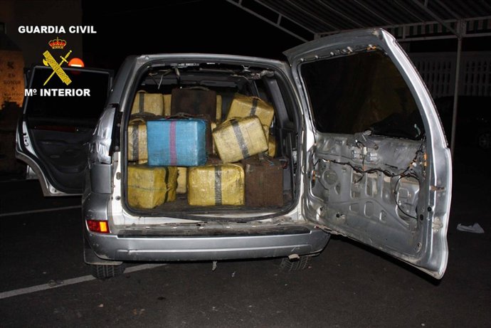 Droga incautada en San Roque (Cádiz)