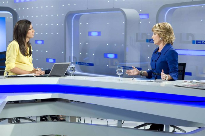NOTA Y FOTOS: Esperanza Aguirre En TVE: "Zapatero Se Merece Los Abucheos, Pero N