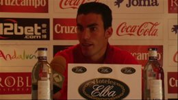 Alejandro Alfaro en rueda de prensa
