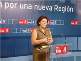 Teresa Rosique en rueda de prensa