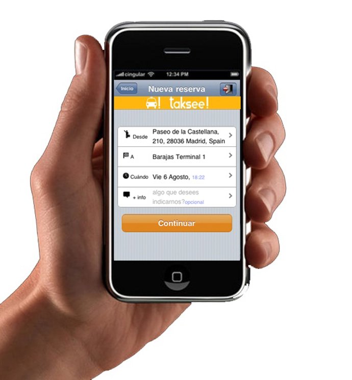 Aplicación 'Taksee!' para iPhone