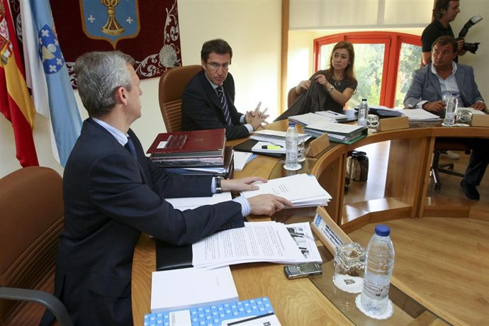 alberto nunez feijoo preside a reunion do consello da xuntafotos: ana varela14/1