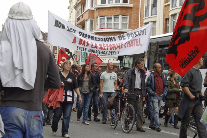 Huelga general en Francia