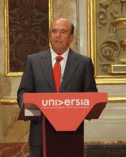 Emilio Botín en la Junta de Accionistas de Universia