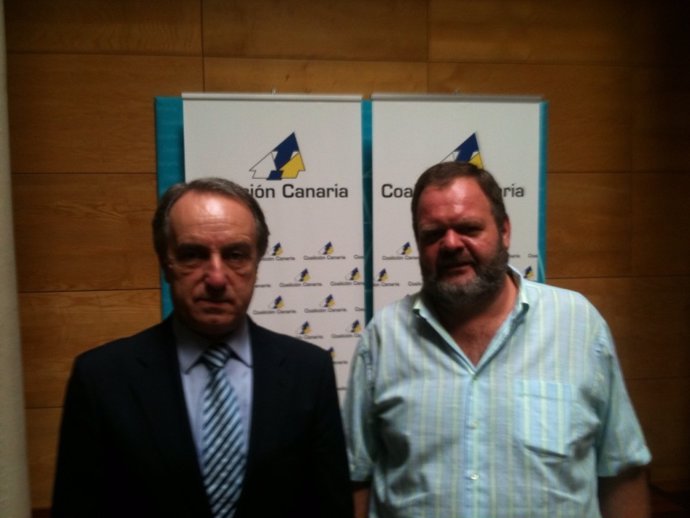 Director de Deportes del Gobierno de Canarias, Álvaro Pérez, y presidente de CC 