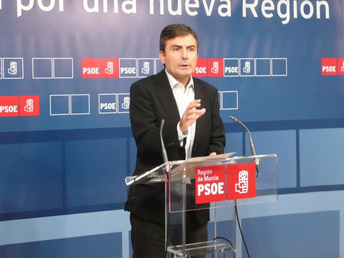 El secretario general del PSRM, Pedro Saura