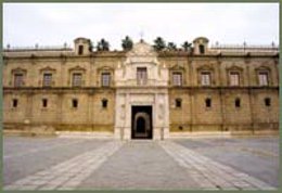 Fachada del Parlamento andaluz