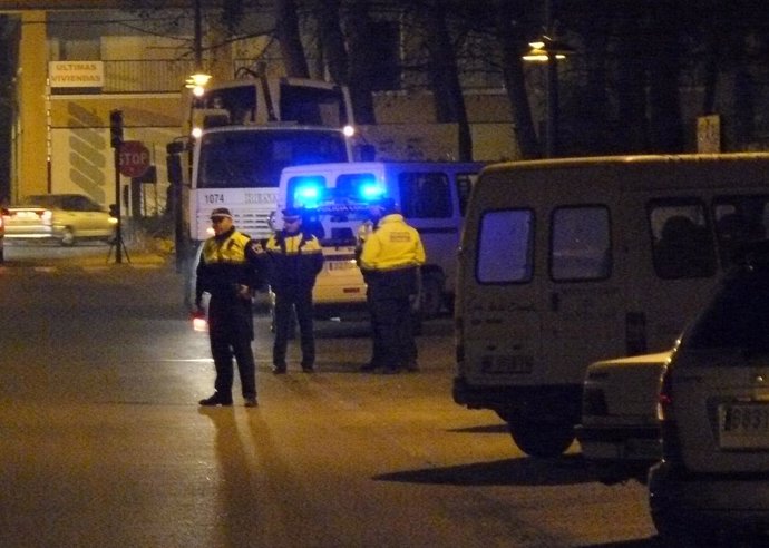 Imagen de archivo de un control de la Policía Local de Jumilla