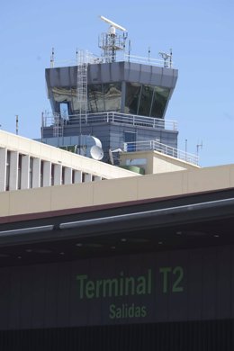 Torre de control en Barajas