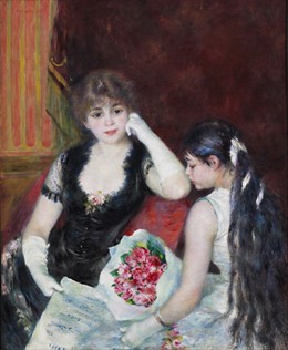 Pierre-Auguste Renoir, 'Palco en el teatro' ('En el concierto')