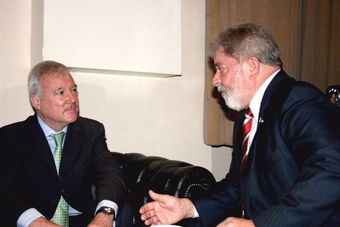 Reunión que mantuvieron el presidente de Brasil y el presidente de la CARM