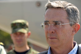 El ex presidente colombiano Álvaro Uribe