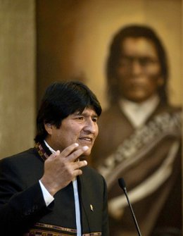 Evo Morales, presidente de Bolivia