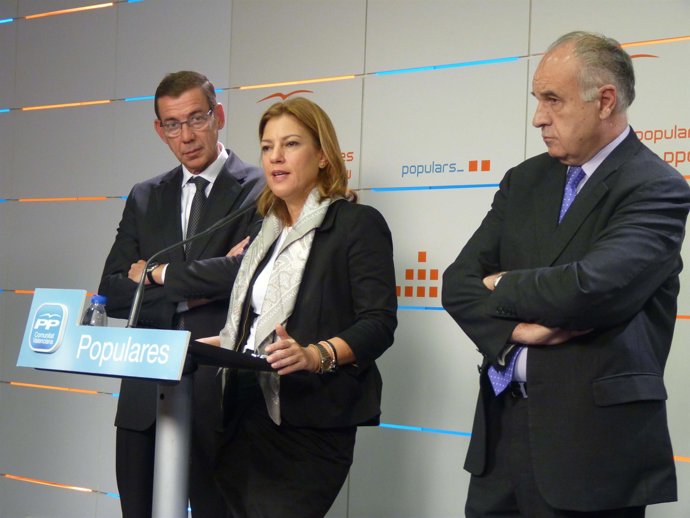 Clemente, de León y Blasco en la comparecencia