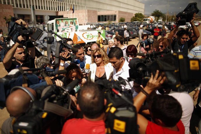 Marisol Yaguë en el juicio del caso Malaya