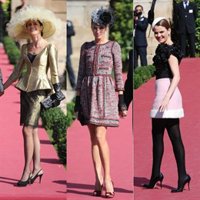 Nieves Álvarez, Nuria March y Alejandra Rojas, las más elegantes en la boda de Rafa Medina y Laura Vecino