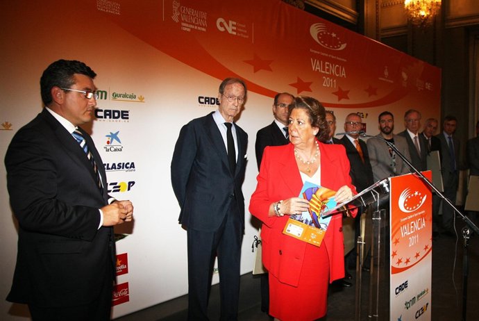 Barberá durante el acto