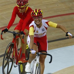 Leire Olabarria, bronce en ciclismo en pista