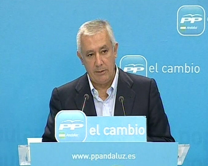 El presidente del PP-A, Javier Arenas