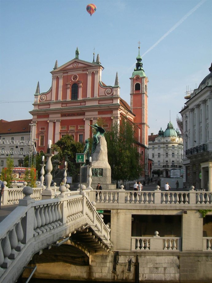 Liubliana, centro de la ciudad