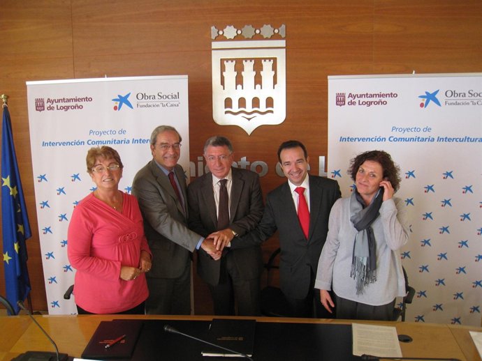 Firmantes del convenio