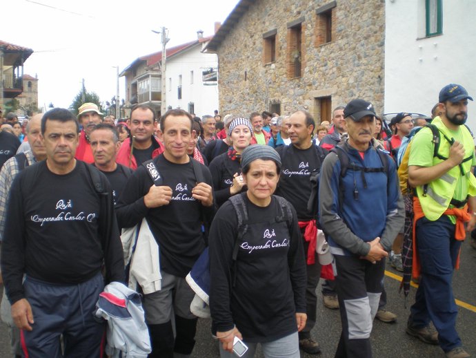 Participantes en la Ruta Carlos V