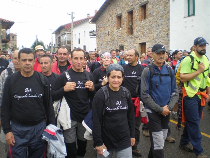 Participantes en la Ruta Carlos V